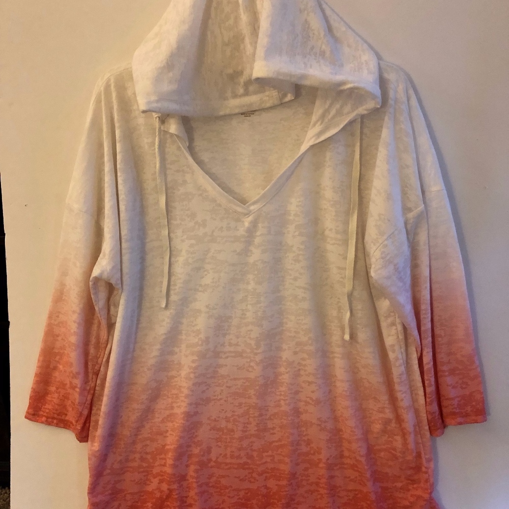 Cream/Peach Hombre Top